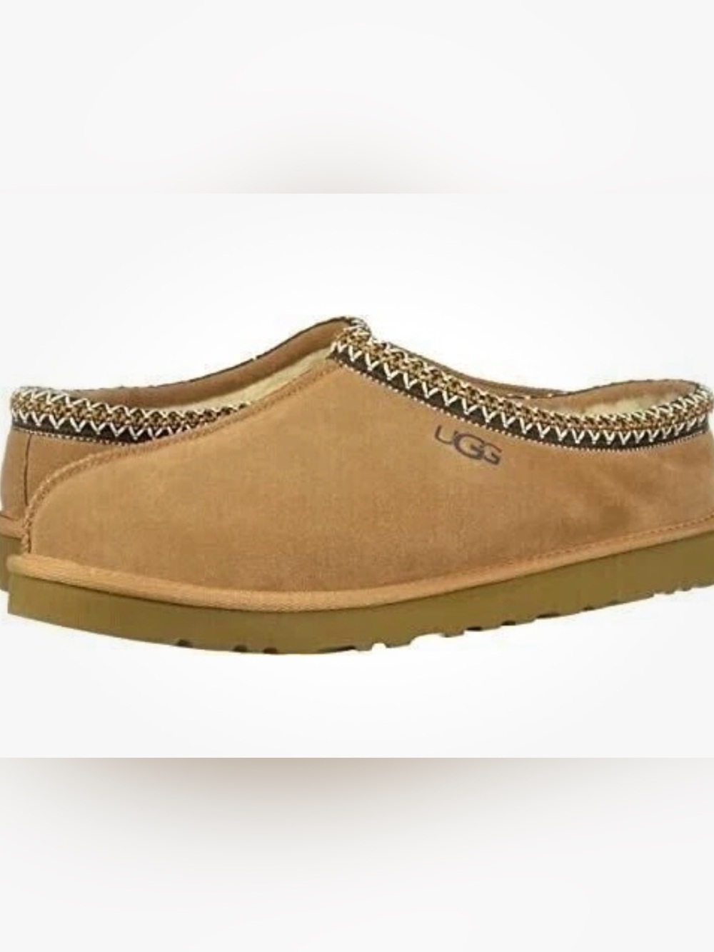 UGG Slip-On Suede Clog in Chestnut Brown